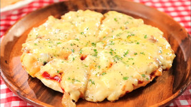 肉じゃがでリメイク!ポテトマヨピザ