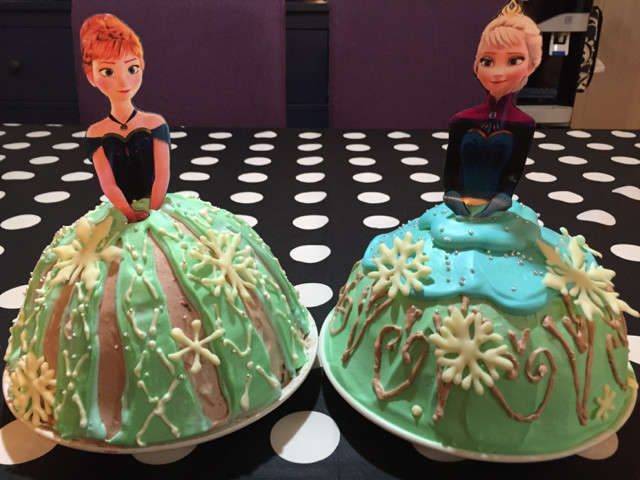 アナと雪の女王 戴冠式のドームケーキ レシピ 作り方 By Joerh