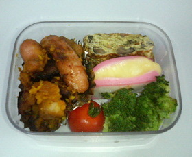 お弁当☆かぼちゃと豚肉のオイスター炒め