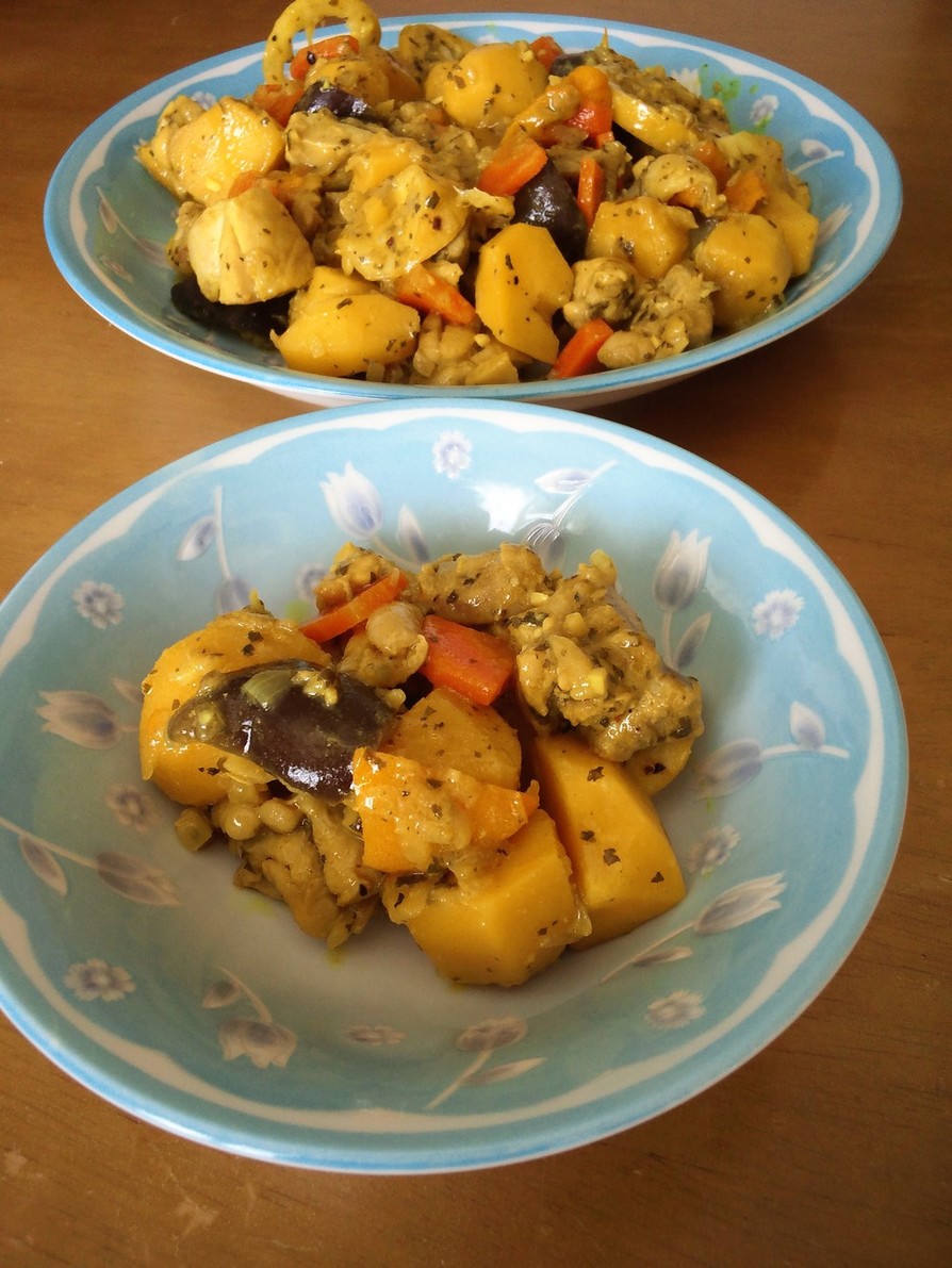 モロッコ料理★チキン＆お芋の蒸し料理の画像