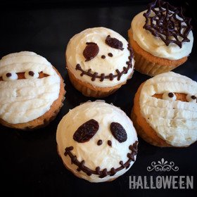 ハロウィン♡簡単マフィン&カップケーキ