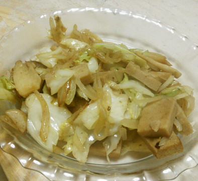 焼肉のタレで高野豆腐の野菜炒めの写真