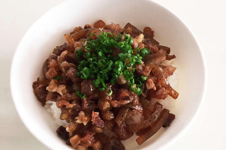 めちゃうま牛すじこん丼 応用力抜群 レシピ 作り方 By Reegawa クックパッド 簡単おいしいみんなのレシピが353万品