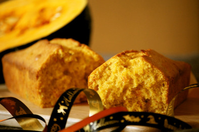 とびきり美味しいかぼちゃのバタ−ケ−キの写真