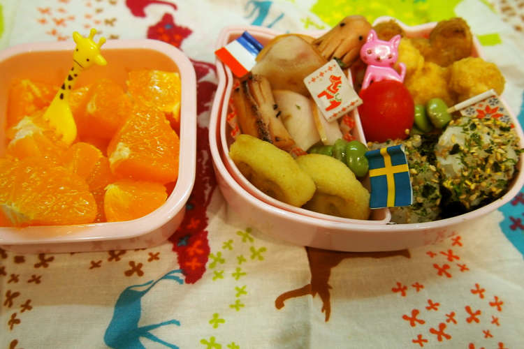 保育園の遠足 3歳のお弁当 レシピ 作り方 By クックq00gn4 クックパッド
