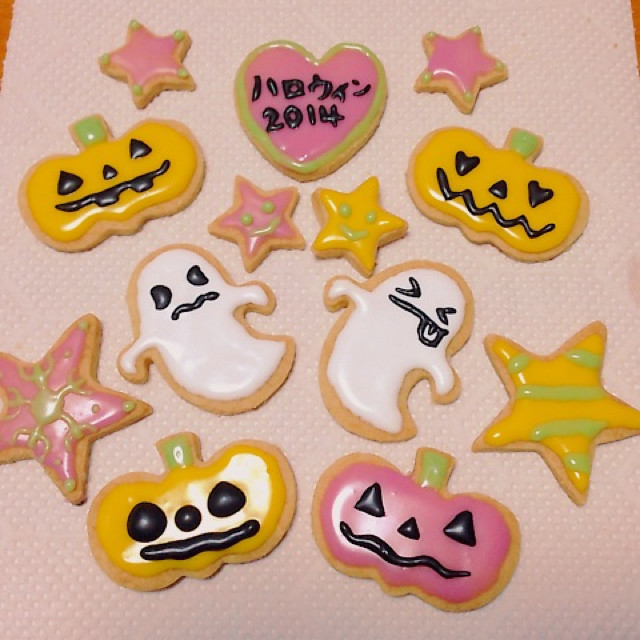 ハロウィン☆アイシングクッキー(卵なし)の画像