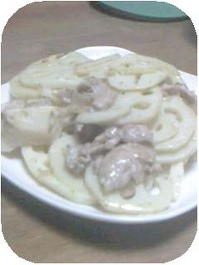 豚肉×レンコンのパパッとマヨ炒めの写真