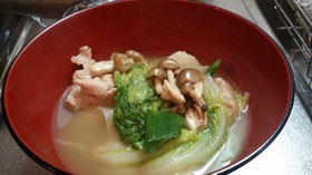 余った梅酒でぽかぽか鶏鍋