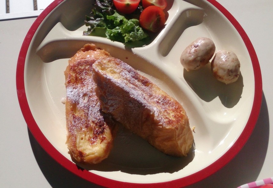 コンデンスミルクのフレンチトーストの画像