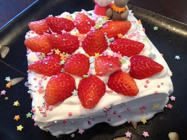 乳製品アレルギー用xmasケーキ レシピ 作り方 By 菜々ままちゃん クックパッド
