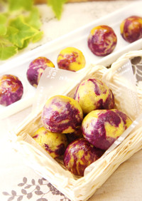 紫芋とさつま芋のスイートポテト♡
