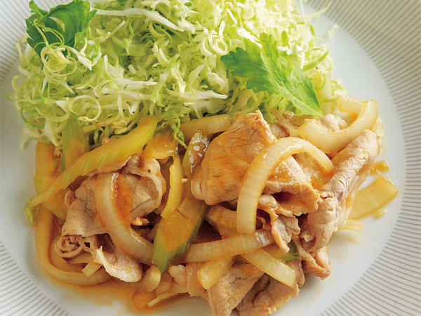 ゆでしゃぶしょうが焼き