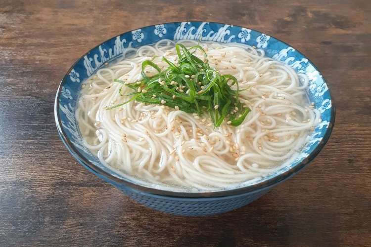 夜食や1人ランチに超簡単手抜きにゅうめん レシピ 作り方 By まんま クックパッド