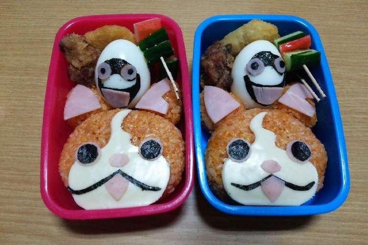 ジバニャン キャラ弁 妖怪ウォッチ レシピ 作り方 By Akamarufu クックパッド 簡単おいしいみんなのレシピが364万品