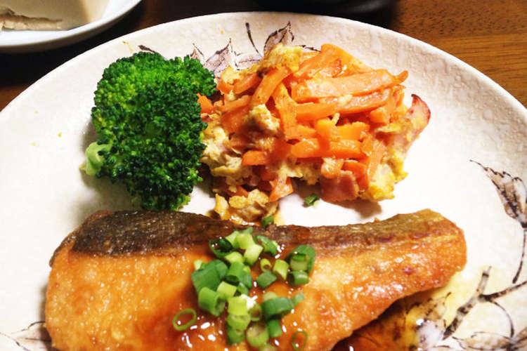 旬 秋鮭の照り焼きバター醤油風味 レシピ 作り方 By なおやくんママ クックパッド 簡単おいしいみんなのレシピが360万品