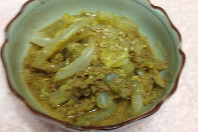 かんたん 白菜の胡麻和え レシピ 作り方 By エム ｓキッチン クックパッド