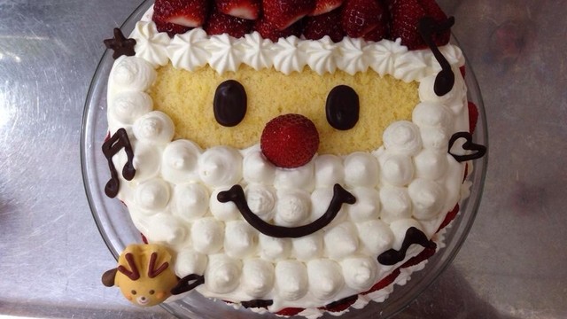 サンタのクリスマスケーキ デコレーション レシピ 作り方 By ナオッシー クックパッド