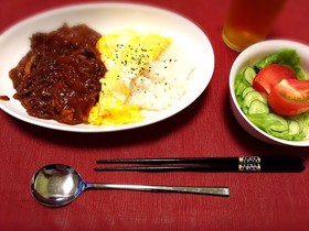 市販のルーで作る究極のハヤシライス☆