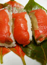 みんなが作ってる 柿の葉寿司 鮭のレシピ クックパッド 簡単おいしいみんなのレシピが360万品