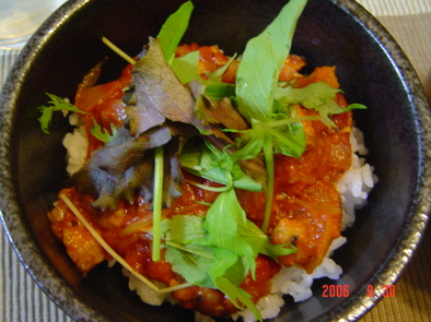 秋刀魚のイタリアン丼の写真