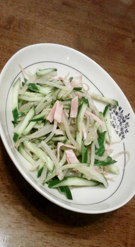 レモンでさっぱり!もやしの洋風サラダ