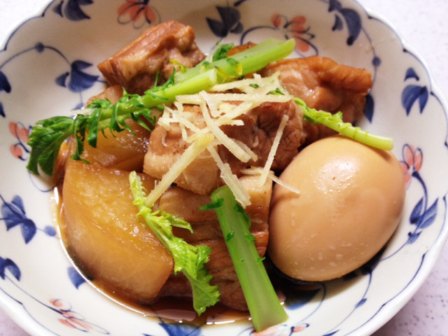 豚バラ肉と大根の中華風煮物の画像