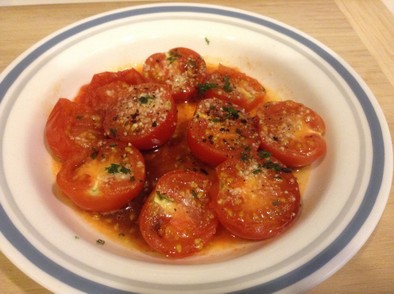 レンジで簡単 ホット☆トマトの写真