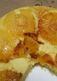 パイナップルのアップサイドダウンケーキ