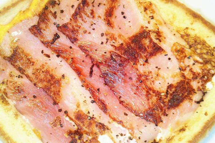 簡単朝食ベーコンエッグトースト レシピ 作り方 By クック2e5zg0 クックパッド 簡単おいしいみんなのレシピが355万品