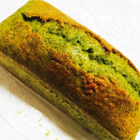 緑茶粉末でパウンドケーキ♪