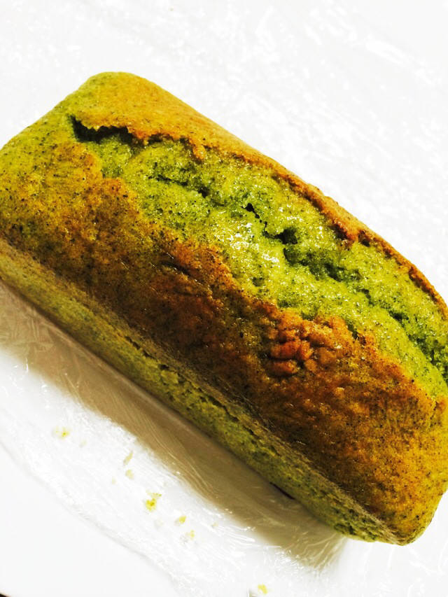 緑茶粉末でパウンドケーキ♪の画像