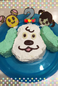 息子2歳のお誕生日ケーキ♡