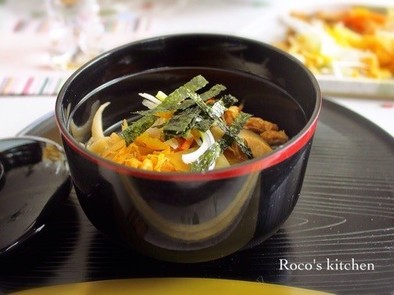 手軽に作る奄美大島の郷土料理　鶏飯の写真