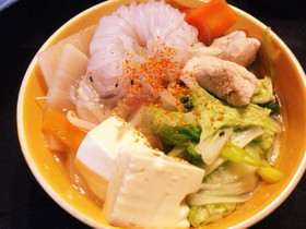 しらたきたくさん!簡単ヘルシー水炊き