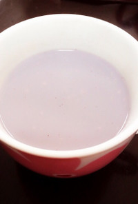 紫芋パウダーで♡ほっこり紫芋ミルク