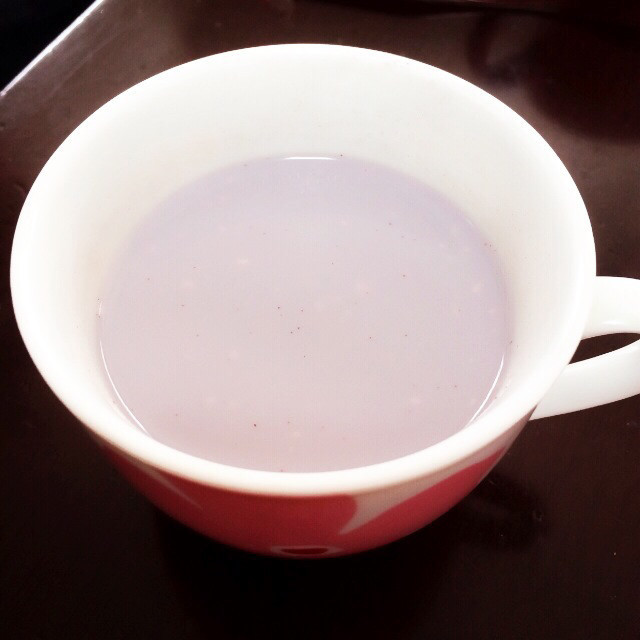 紫芋パウダーで♡ほっこり紫芋ミルクの画像
