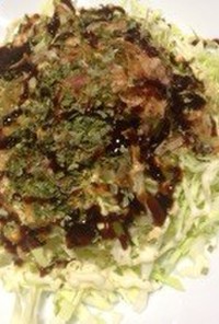 超❗️簡単‼️お好み焼き風キャベツサラダ