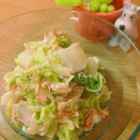 抱えてたべちゃうよ!白菜サラダ