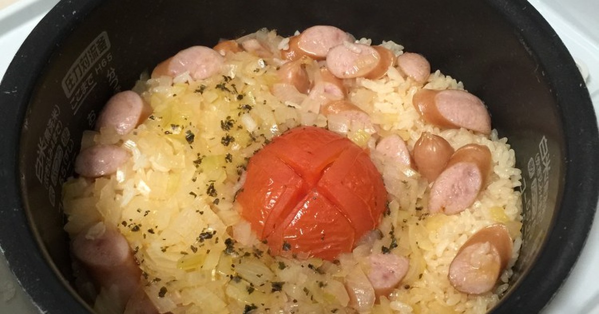 炊飯器♪トマトご飯〜洋風 by ayumipo 【クックパッド】 簡単おいしいみんなのレシピが348万品