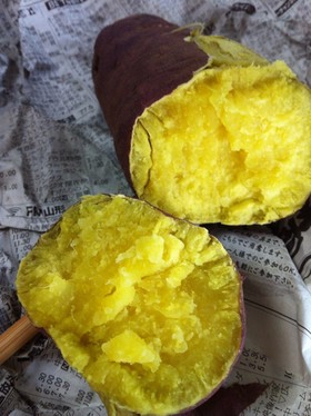 簡単レンジで美味しい焼き芋