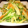 水菜とゴボウのサラダ