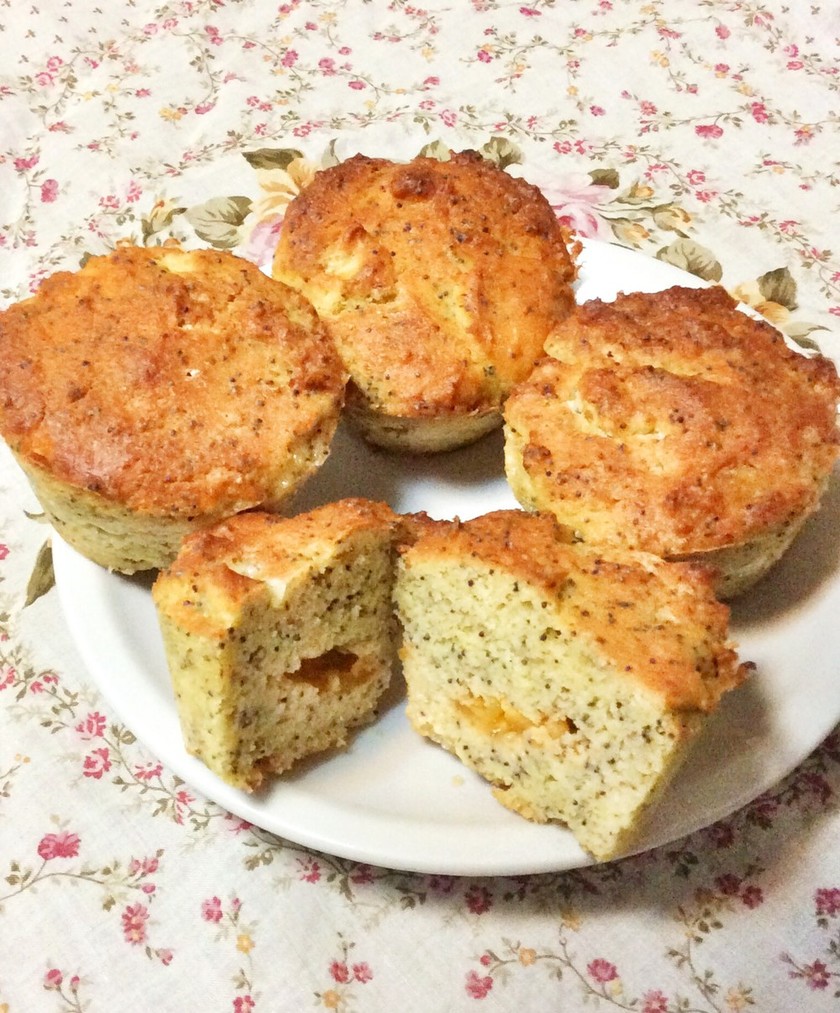 オレンジレモンポピーシードマフィンのレシピ