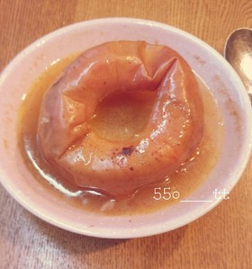 材料3つで超簡単!ほかほかりんご♡