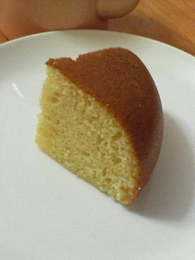 炊飯器でヨーグルトケーキ