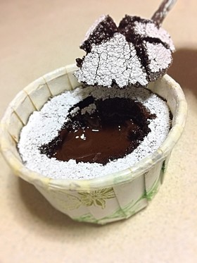 簡単とろとろ濃厚フォンダンショコラ♡