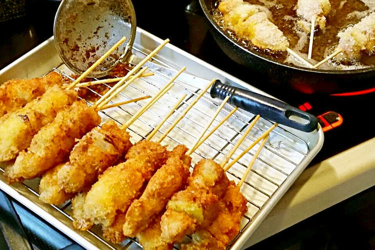 ジューシー 鶏肉の串カツ レシピ 作り方 By にーっしまみ クックパッド 簡単おいしいみんなのレシピが352万品