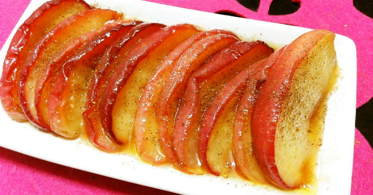 皮ごとフライパンで焼きりんご レシピ 作り方 By モロゾフ178 クックパッド