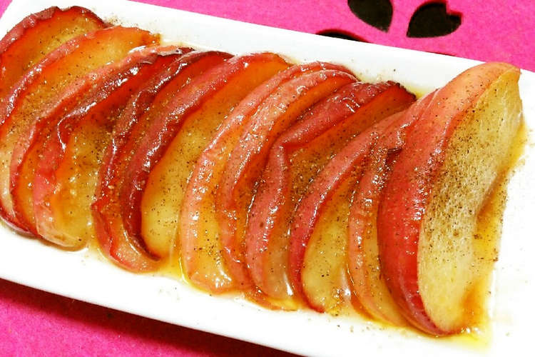 皮ごとフライパンで焼きりんご レシピ 作り方 By モロゾフ178 クックパッド