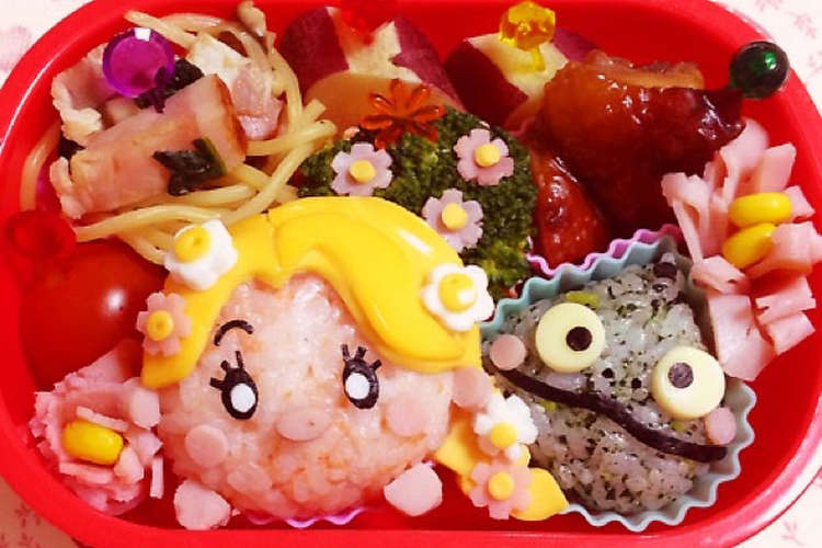 ツムツム ラプンツェル キャラ弁 レシピ 作り方 By 向日葵 桜 クックパッド 簡単おいしいみんなのレシピが350万品