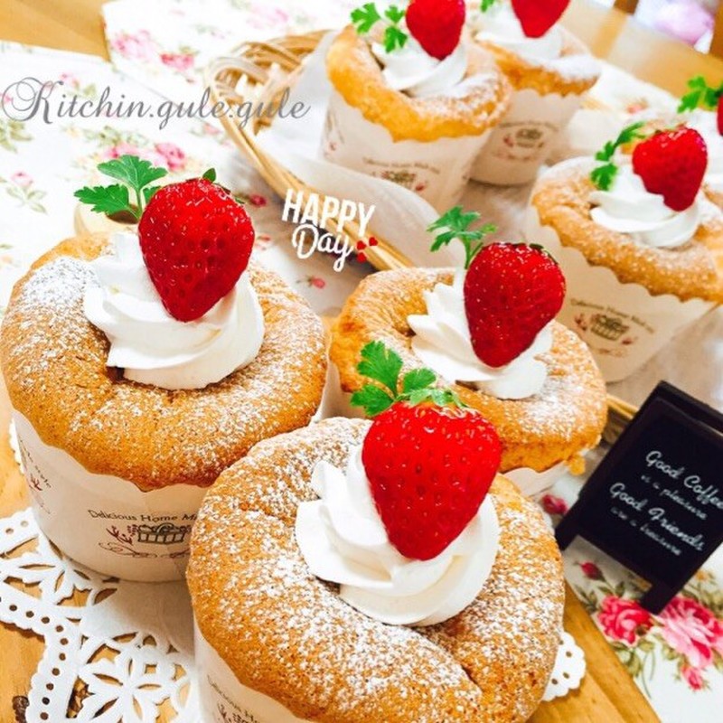 みんなの シフォン カップ イチゴ レシピが33品 クックパッド